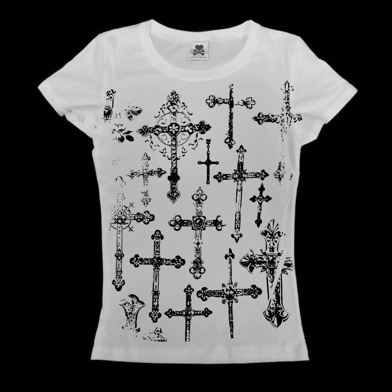All-Over Cross Baby Tee