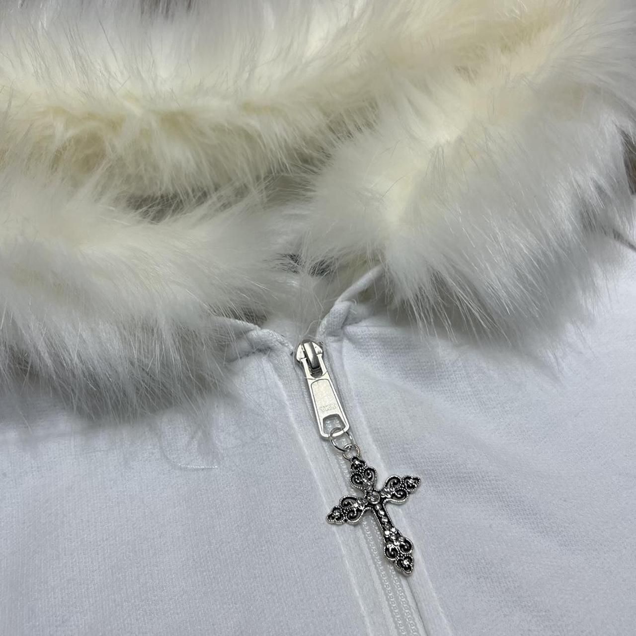 Fur Zip Up Hoodie